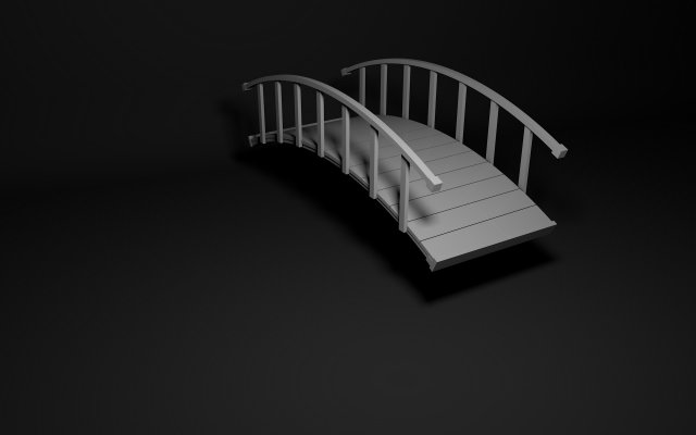 bridge 3D Модель .c4d .max .obj .3ds .fbx .stl .blend 
