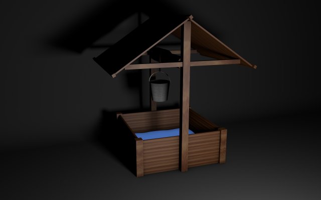 well 3D Model .c4d .max .obj .3ds .fbx .stl .blend 