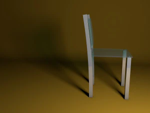 glass chair 3D Model