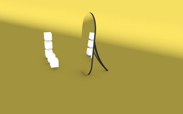 mirror Model 3D .c4d .max .obj .3ds .fbx .stl .blend 