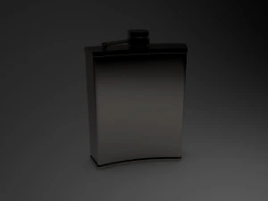 matraz de hierro Modelo 3D