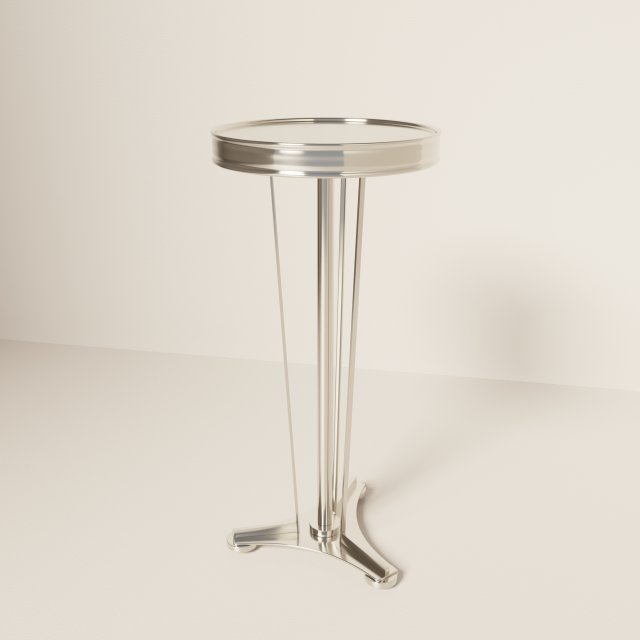 french modern side table Modelo 3D .c4d .max .obj .3ds .fbx .stl .blend 