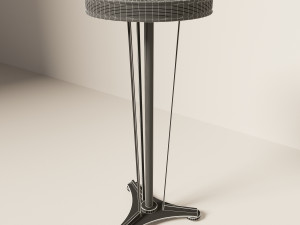 french modern side table Modelo 3D