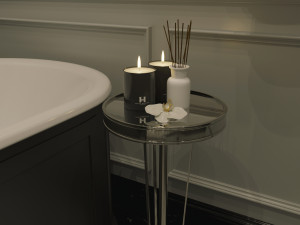 french modern side table Modelo 3D