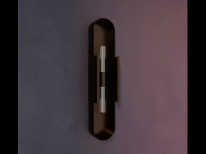 melange elongated sconce 3D Model