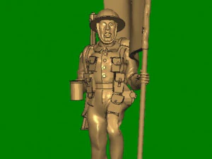 brytyjski sztandar Model do druku 3D