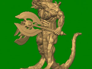 lizard man 3D Print Model