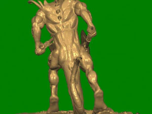 lizard man 3D Print Model