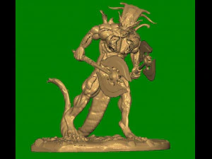 lizard man 3D Print Model