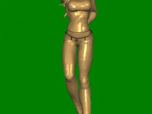 girl 3D Print Model