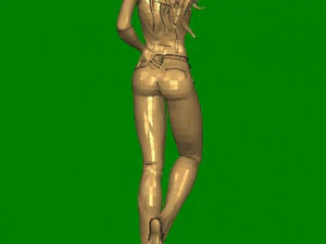 girl 3D Print Model