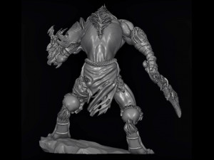 a hyena warrior 3D Model