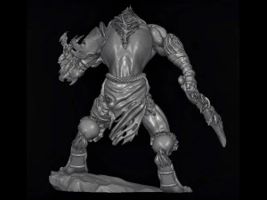 a hyena warrior 3D Model