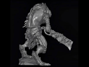 a hyena warrior 3D Model