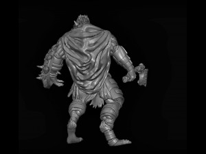 a hyena warrior Modello 3D