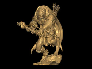 гієна лучник 3D Модель