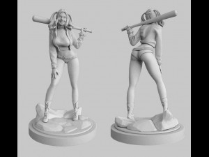 harleyquinn Modèle 3D