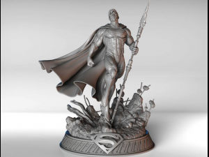 Supermanstatu 3D Model