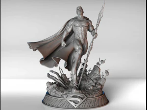 Supermanstatu 3D Model
