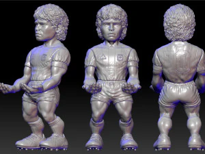 maradona stl 3D Print Model