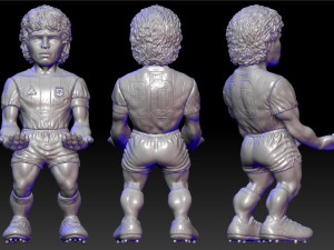 maradona stl 3D Baskı Modeli