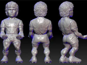 maradona stl 3D Print Model