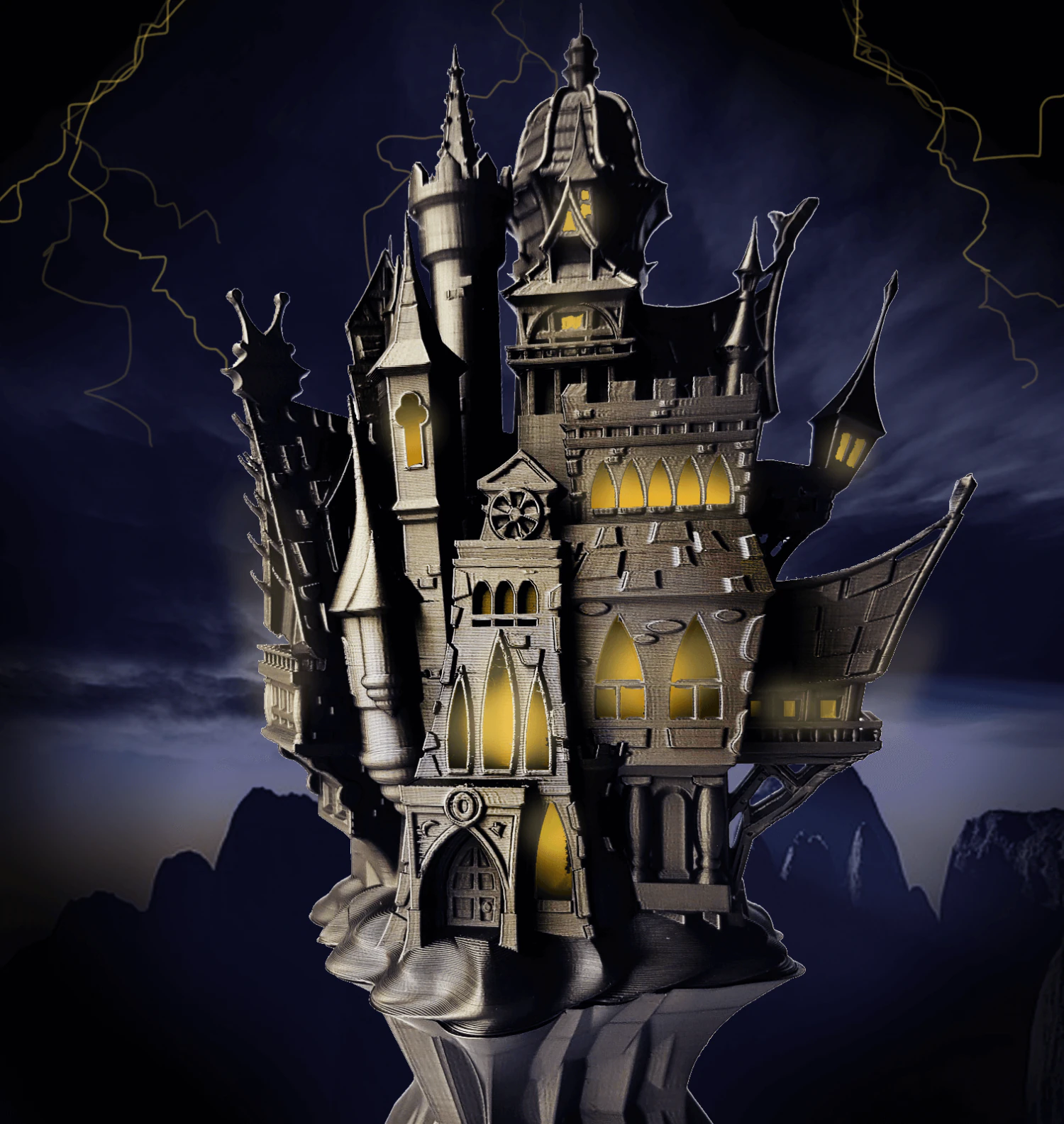 vampirecastlecover 3D Print Model .c4d .max .obj .3ds .fbx .stl .blend 