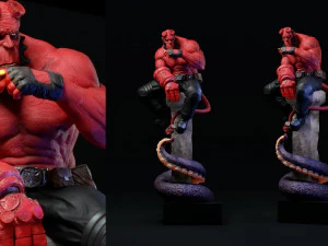 Hellboy 3D Print Model