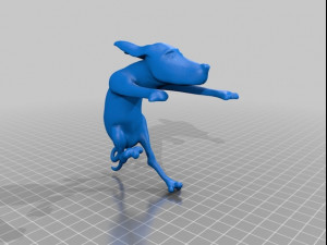 dog Modelo de impresión 3D