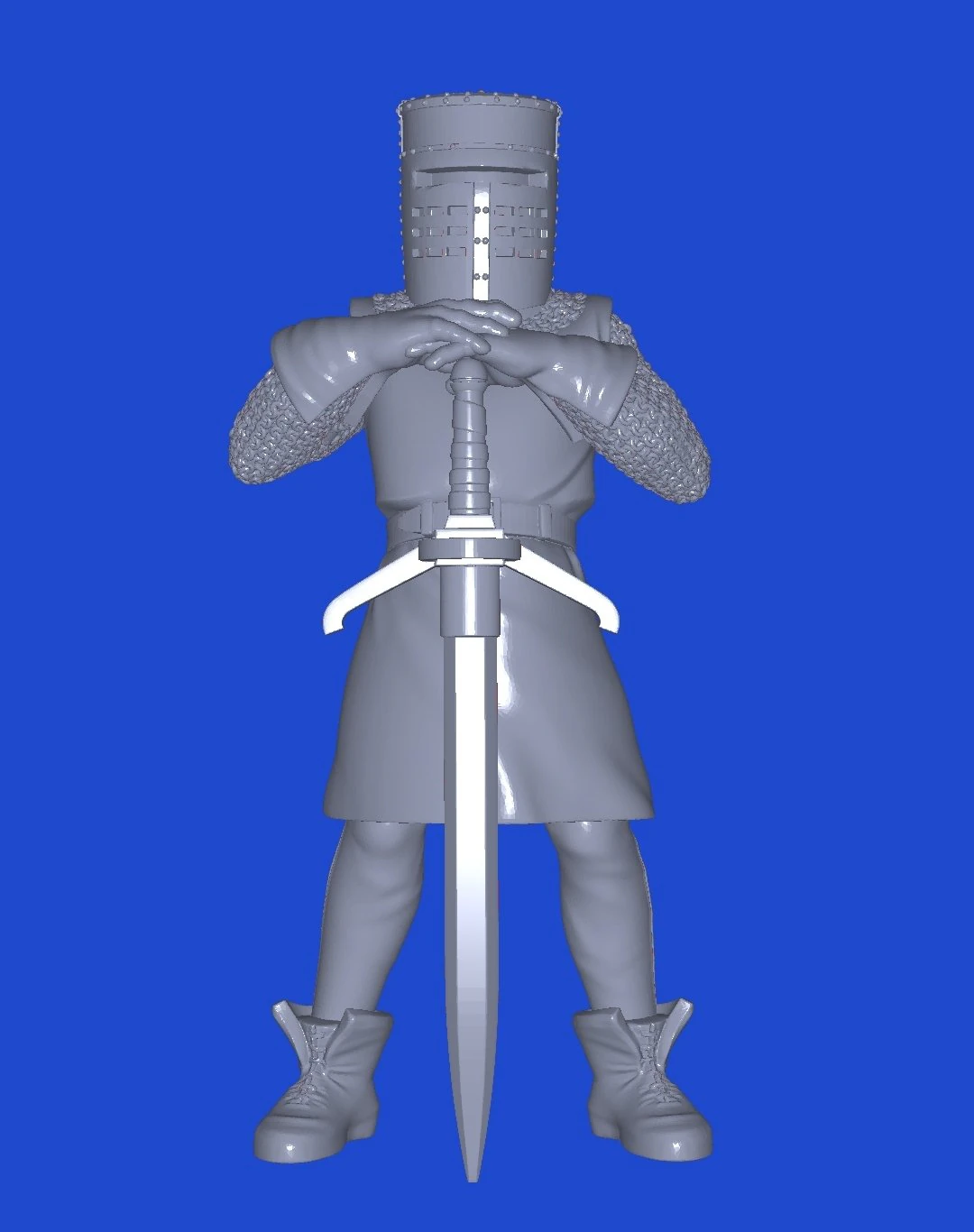 knight 3D Print Model .c4d .max .obj .3ds .fbx .stl .blend 