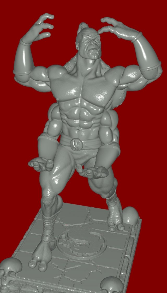 goro 3D Druckmodell .c4d .max .obj .3ds .fbx .stl .blend