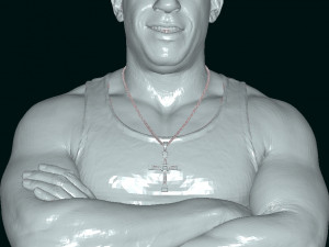 vin diesel Model Cetak 3D