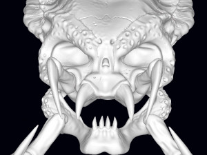 predator skull 3D प्रिंट मॉडल