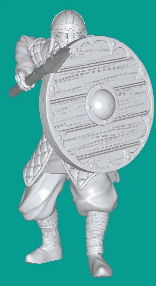 spearman 3D Print Model .c4d .max .obj .3ds .fbx .stl .blend 