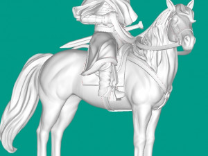 skirmisher-mounted Modelo de impresión 3D