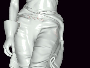 woman welding Model Cetak 3D