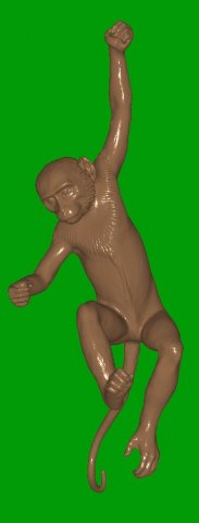 monkey-lamp 3D 프린트 모델 .c4d .max .obj .3ds .fbx .stl .blend 