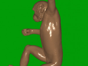 monkey-lamp 3D 프린트 모델