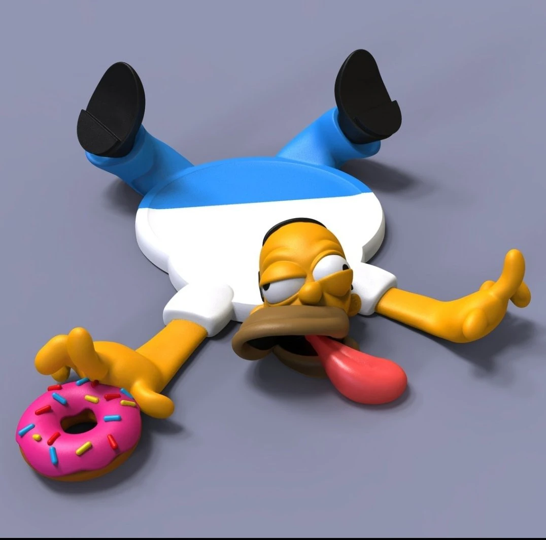 homer 3D Model .c4d .max .obj .3ds .fbx .stl .blend 