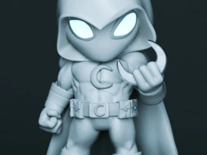 Moon Knight 3D Model