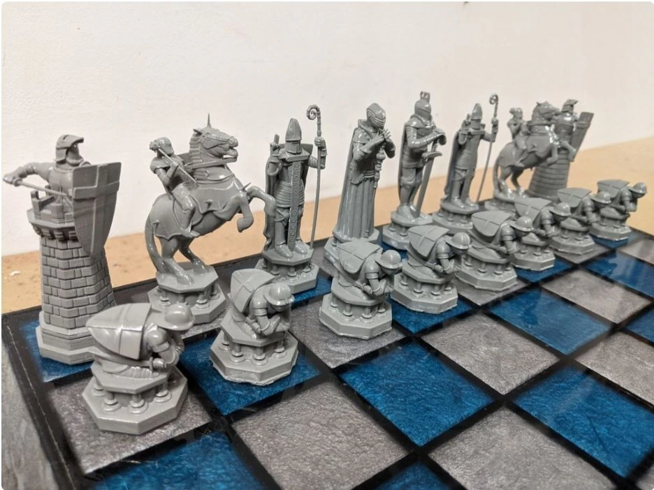 Chess Harry Potter 3D Model .c4d .max .obj .3ds .fbx .stl .blend 