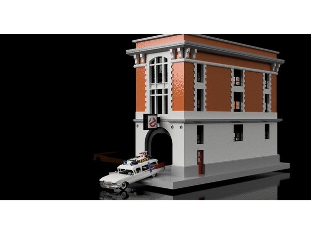 GhostbustersECTO 3D 프린트 모델 .c4d .max .obj .3ds .fbx .stl .blend