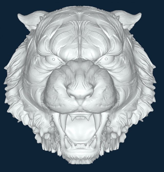 Tigger-head 3Dモデル .c4d .max .obj .3ds .fbx .stl .blend 