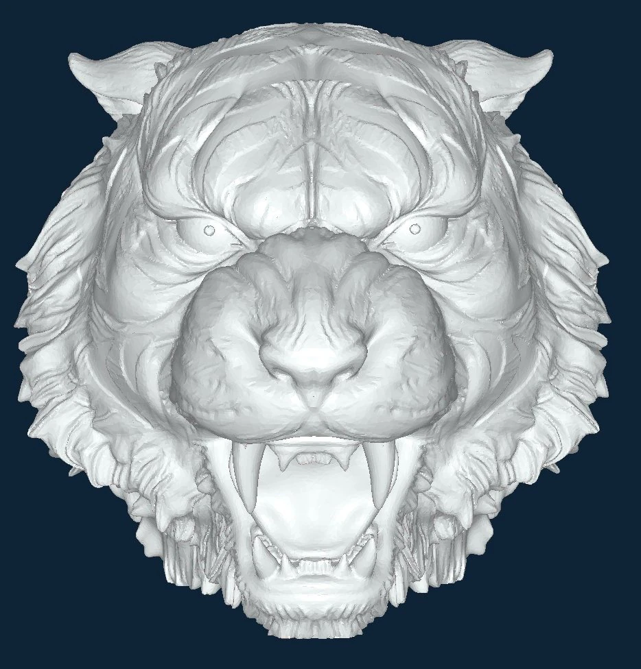 Tigger-head 3D Model .c4d .max .obj .3ds .fbx .stl .blend 