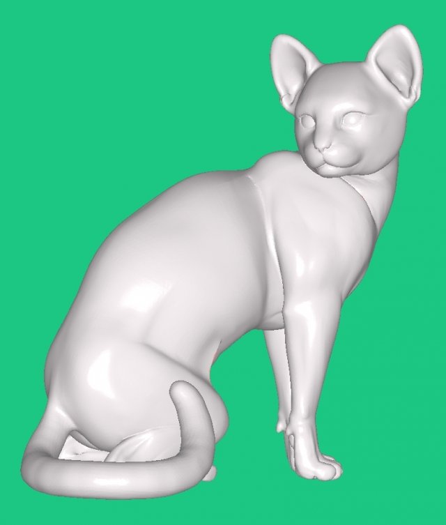 Cat 3D 模型 .c4d .max .obj .3ds .fbx .stl .blend