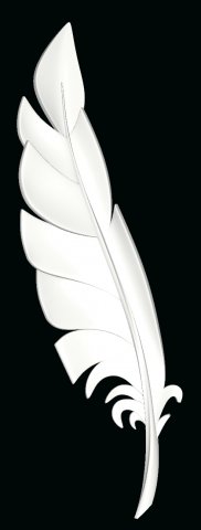 New-feather 3D Модель .c4d .max .obj .3ds .fbx .stl .blend 