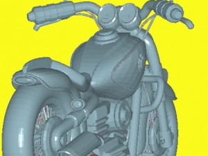 Motorcycle 3D 모델