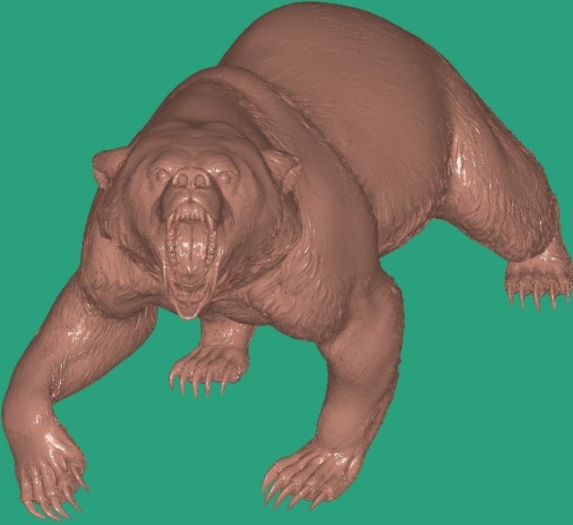 Bear Modelo 3D .c4d .max .obj .3ds .fbx .stl .blend 