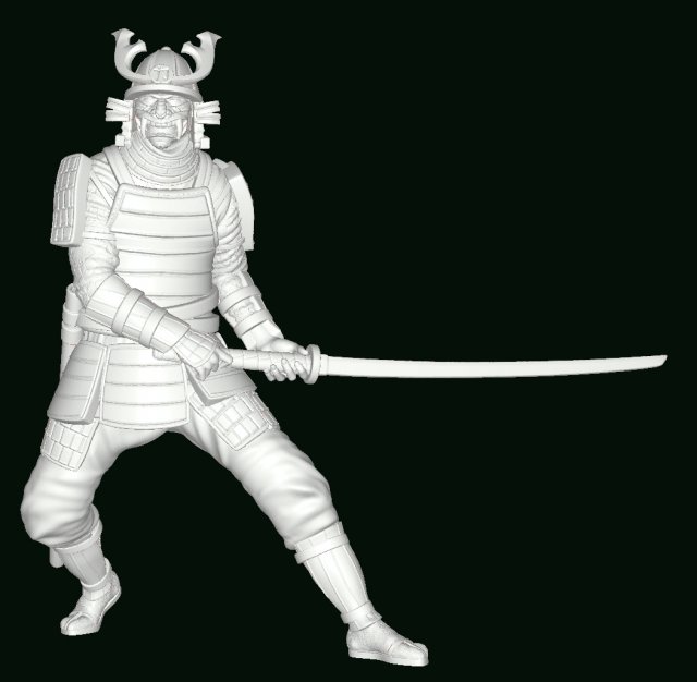Bushido Modelo 3D .c4d .max .obj .3ds .fbx .stl .blend 