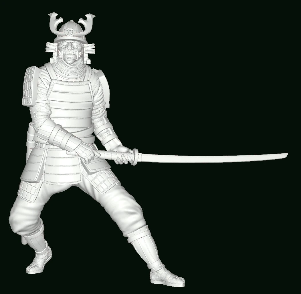 Bushido 3D Model .c4d .max .obj .3ds .fbx .stl .blend 